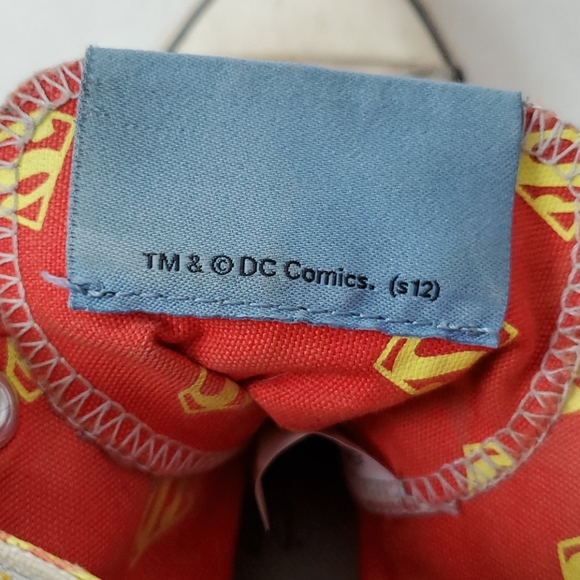 Converse collaborate TM&DC comics Superman shoes size 7.5 - Picture 6 of 15